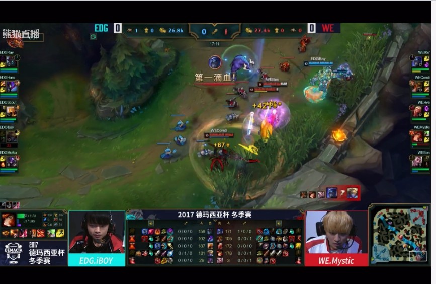 [战报] EDG 2：0 WE  春夏冠军的交锋