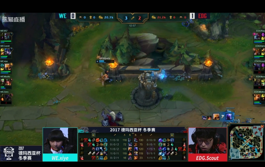 [战报] EDG 2：0 WE  春夏冠军的交锋