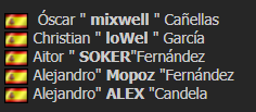 Mixwell或将领衔组建西班牙CSGO全明星战队