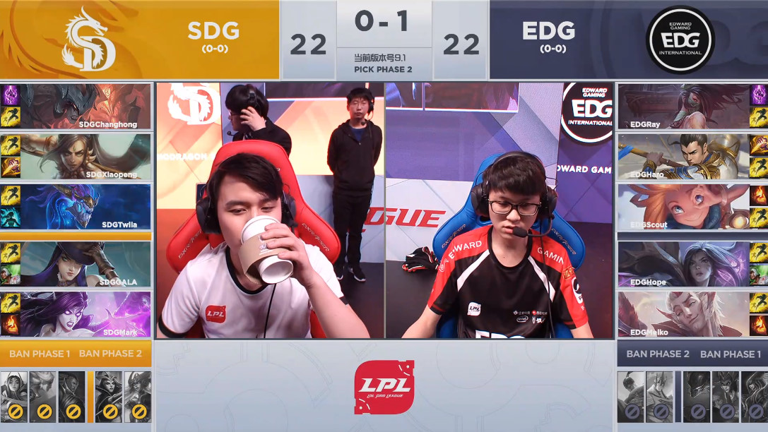 [战报] EDG19分钟速战速决2:0SDG拿下开门红