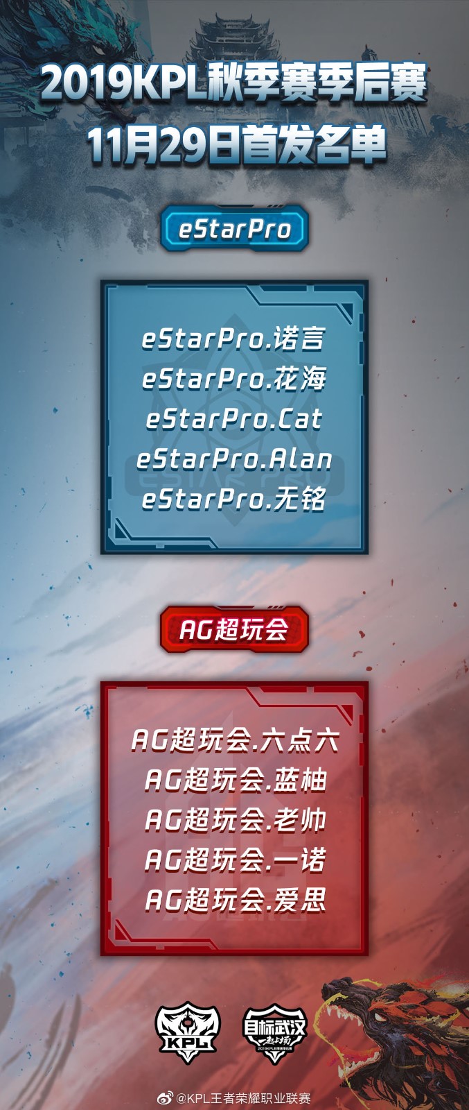 [战报] AG超玩会 4:3 eStarPro 团战更胜一筹进入下一轮