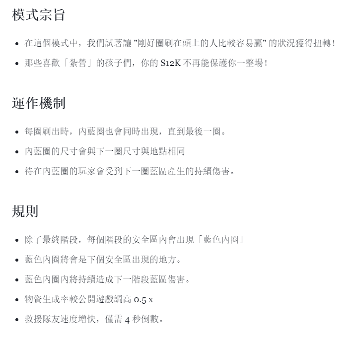 PUBG实验室新项目“蓝洞模式”明日上线 刚枪还是进蓝圈？