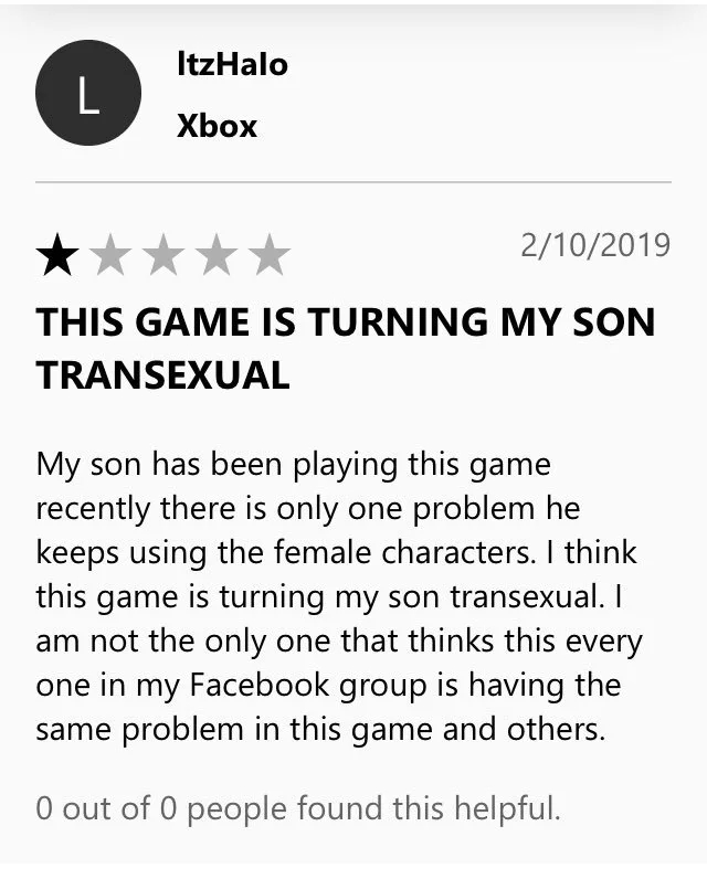  《Apex英雄》惊现另类差评：游戏让我儿子成“变性人”