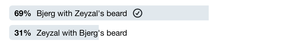 谁才是真正的大胡子型男：@Bjergsen还是@Zeyzal？