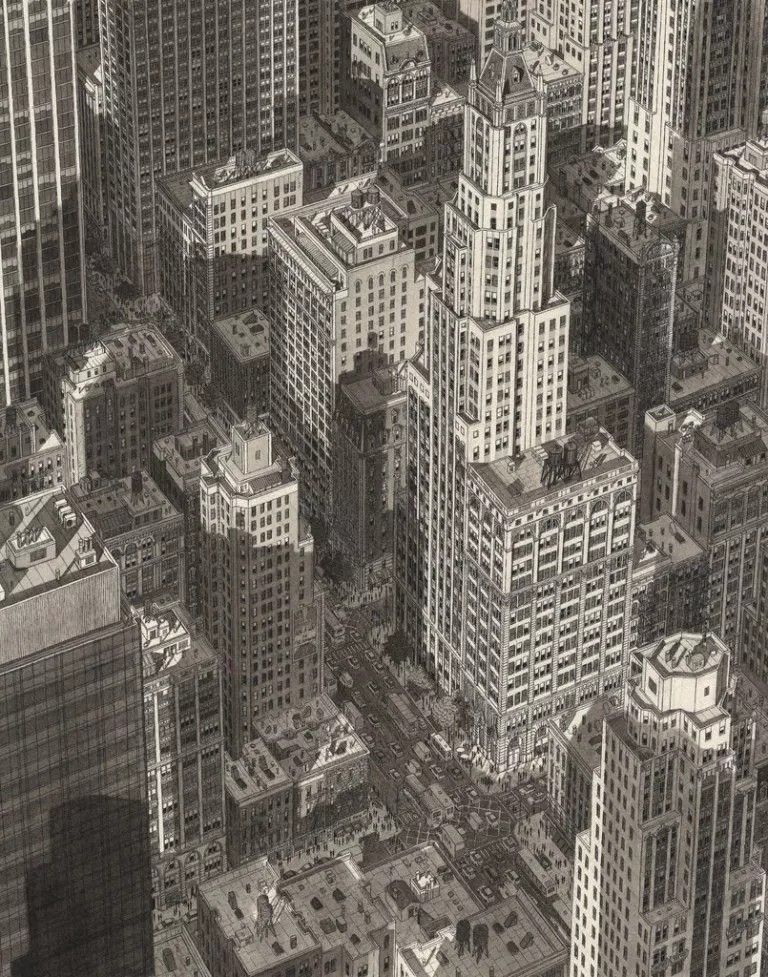 城市照相机 荷兰画家Stefan Bleekrode的纸上世界