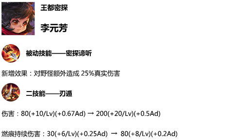 体验服英雄调整：宫本、露娜被加强，盾山遭削弱