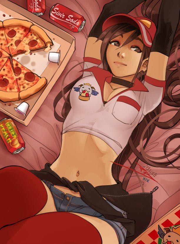 Reddit热帖：粉丝绘制的pizza girl希维尔