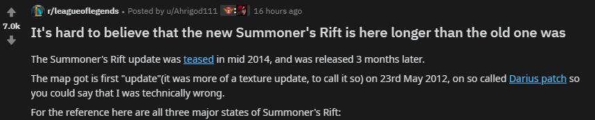 LOL新版地图已使用五年 引起Reddit网友集体回忆