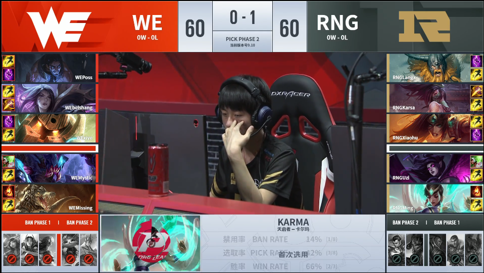 WE vs RNG：WE和RNG的差距很大吗？