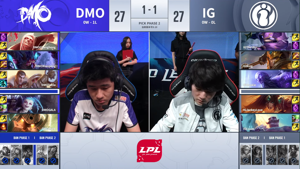 6/3 LPL夏季赛 IG vs DMO (Game3)赛报赛报！