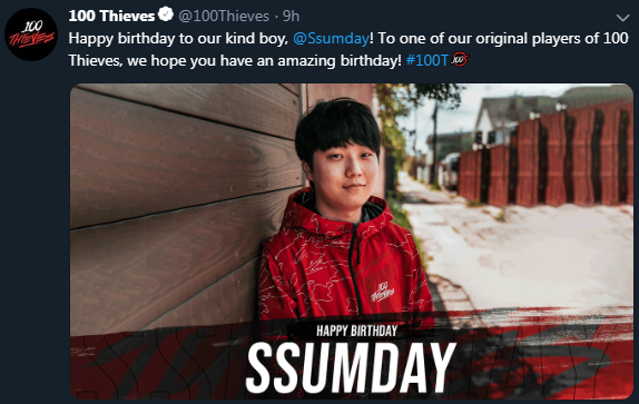 100T官推庆Ssumday生日：善良的男孩生日快乐