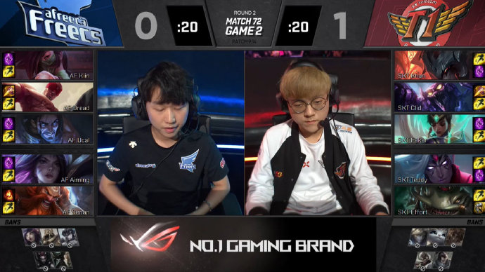 [战报] 蝎子连抢两条龙改变局势 SKT 2 ：0 AF