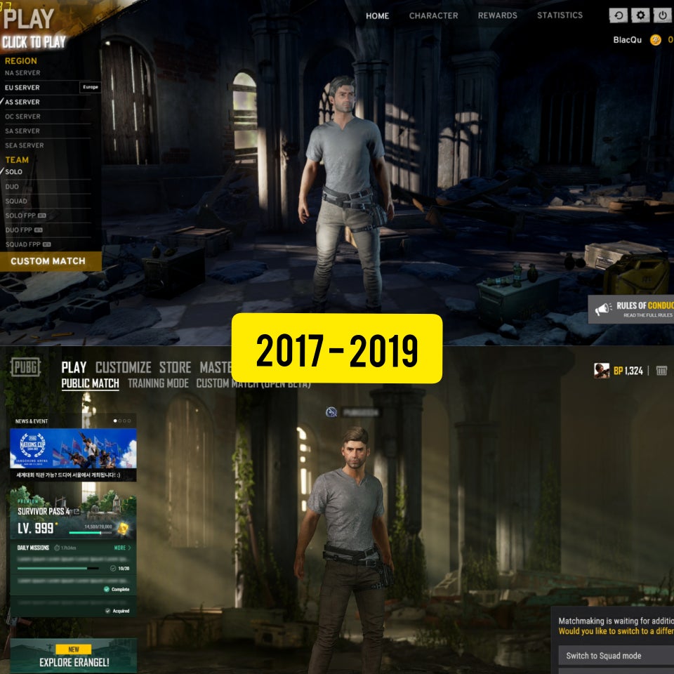 [社区话题] PUBG两年间最大变化是什么？