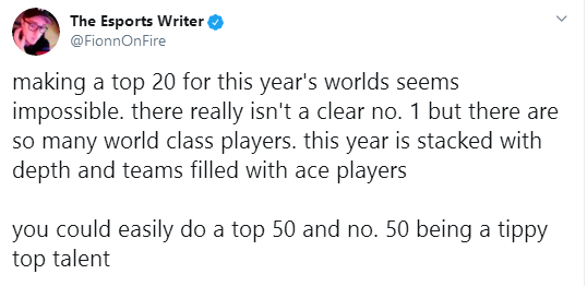 ESPN记者：评选今年的TOP20太难了 选50个还差不多