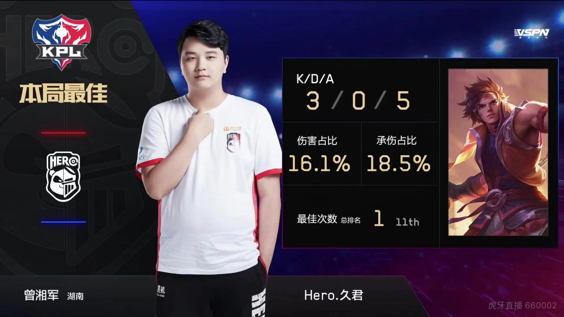 [战报] Hero五位新人敢打敢拼 兵不血刃战胜VG