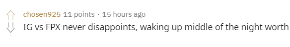 [Reddit热议] iG vs FPX：TheShy还是像往常一样厉害