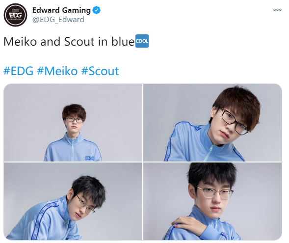 EDG更推：蓝色系的Meiko和Scout