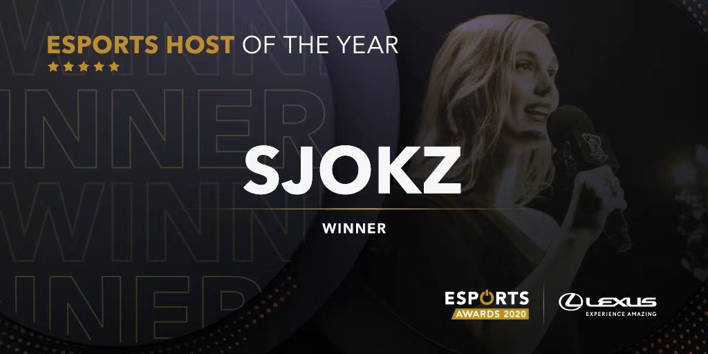 Esports Awards年度最佳主持人奖：Sjokz