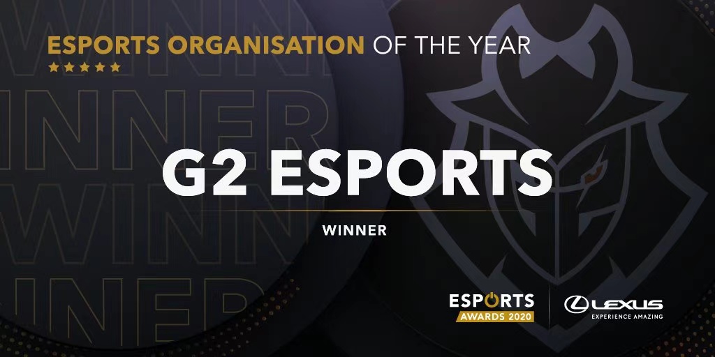 Esports Awards年度最佳电子竞技组织奖：G2