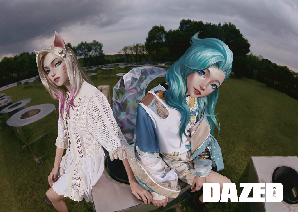 DazedChina发布11、12月杂志：KDA参与拍摄