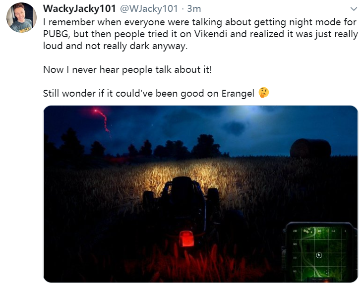WackyJacky101：等一个艾伦格真正意义上的夜间模式