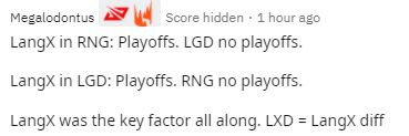 Reddit热议LGD击败iG：LGD每位选手都打出了现象级的表现