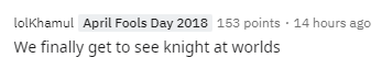 Reddit热议TES战胜SN：终于能在世界赛看到Knight了