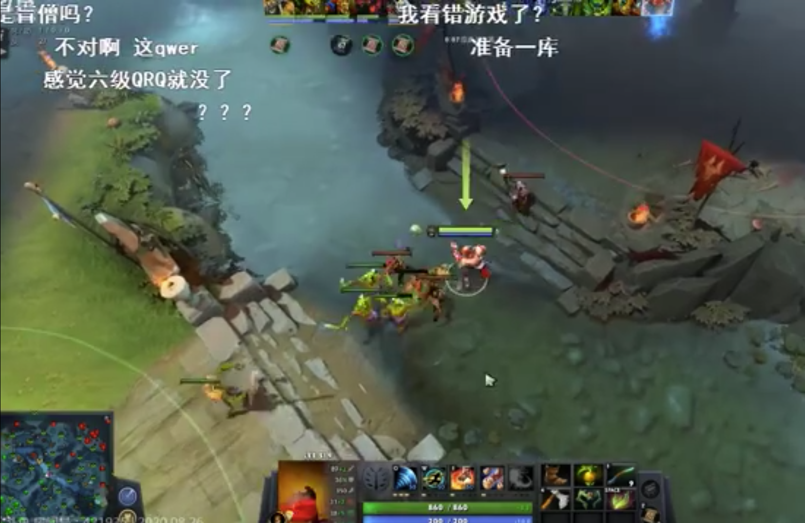 你甚至能在DOTA2里玩英雄联盟