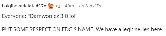 [Reddit热议] EDG vs DK一直都是真正的决赛