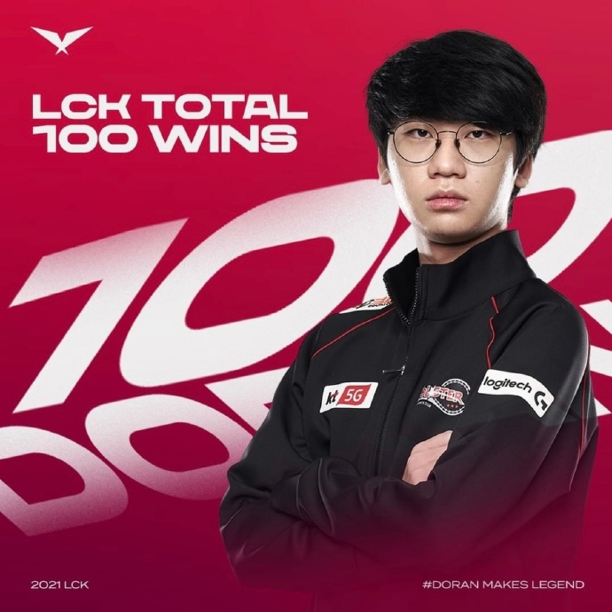 Doran达成LCK 100胜、Khan达成LCK 200胜成就