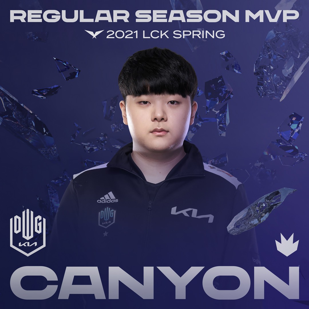2021LCK春季赛常规赛MVP：DK Canyon