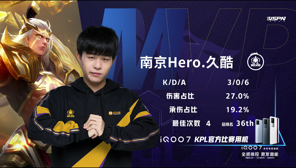 [战报] 一抢蔡文姬！南京Hero久竞鏖战五局3:2拿下第三轮首胜！