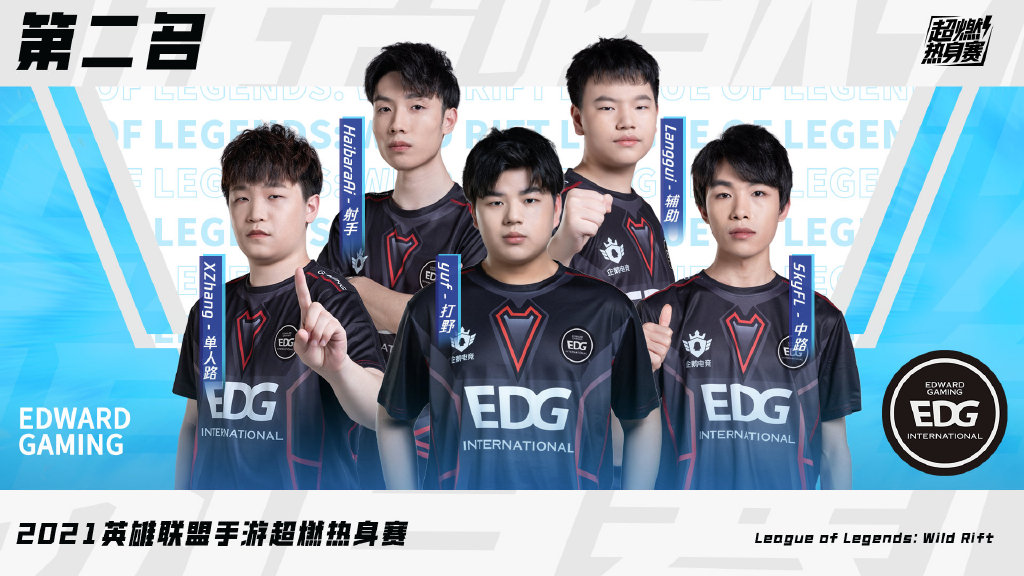 英雄联盟手游超燃热身赛落下帷幕：OMG、EDG、BLG分获前三名