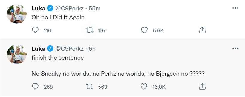 Perkz痛击老东家：没有Perkz就没有世界赛