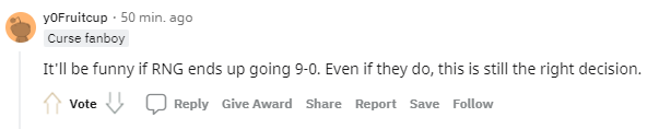 Reddit热议RNG重赛：没想到重赛 韩国拳头这次做的很差