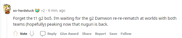 Reddit热议G2击败RNG：拿到第一选NA 让T1去关照RNG