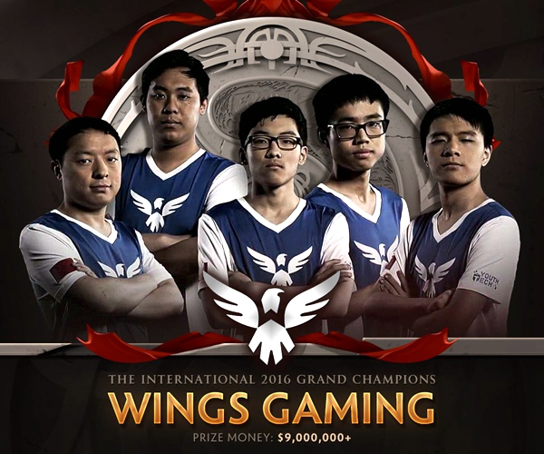 TI6总奖金近1亿4000万！Wings带走6000万！