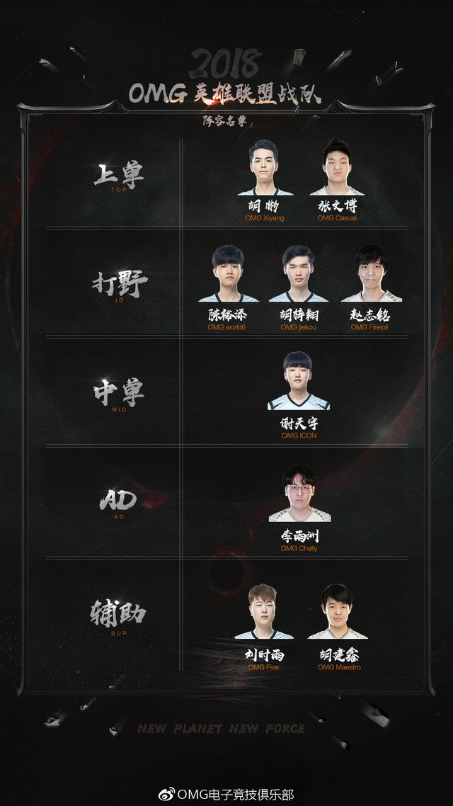 「Hi,LPL!」盘点今年从LSPL到LPL的选手-OMG篇 Chelly、Casual