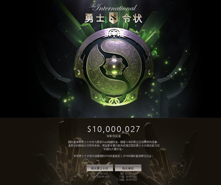 玩家真爱再创记录 5.21国际邀请赛奖金突破千万美元