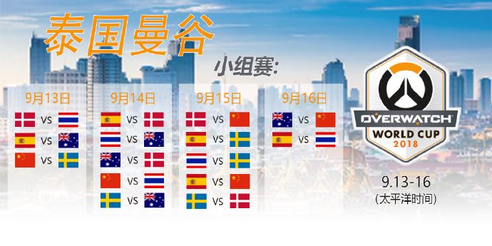 OW世界杯赛程公布 中国首轮将迎战瑞典