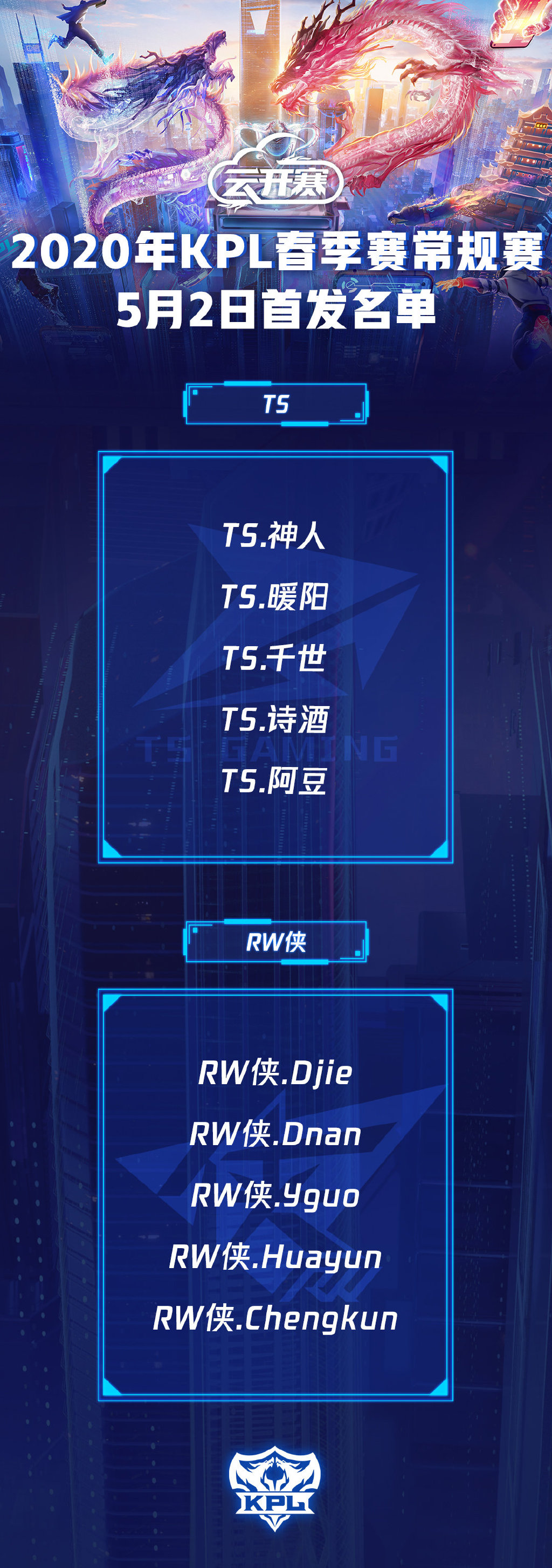 [今日首发] TS冲击四连胜 eStar与LGD大鹅强强对话