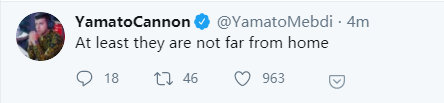YamatoCannon：至少他们离家不远