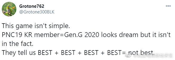 外网热议Gen.G新阵容：事实证明好+好+好+好≠最好