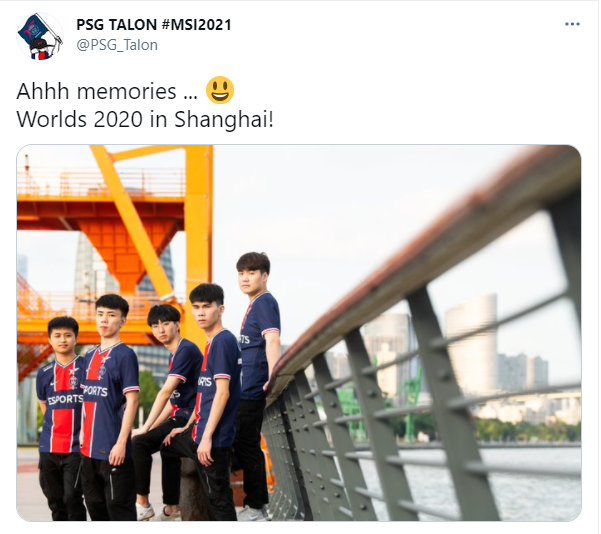 PSG.TLN更新动态：2020年世界赛在上海的回忆