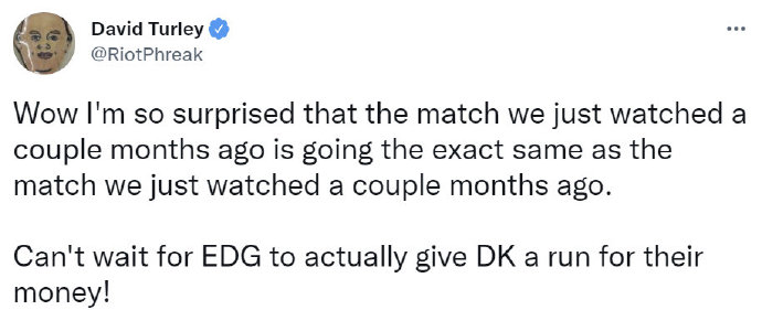 [S11怎么说]  等不及想看EDG给DK一点真正的考验了