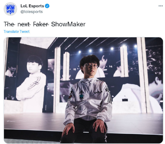 LOLesports：不是下一个Faker，他就是ShowMaker！