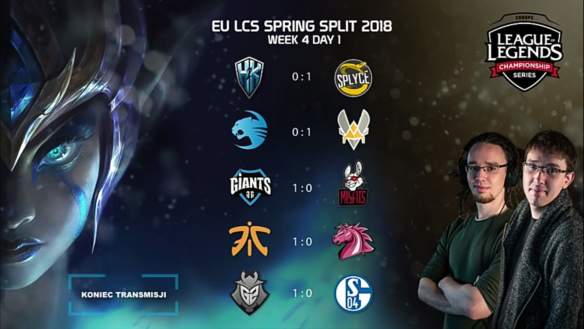 LCS EU今日战况